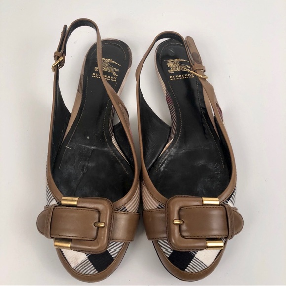burberry slingback flats